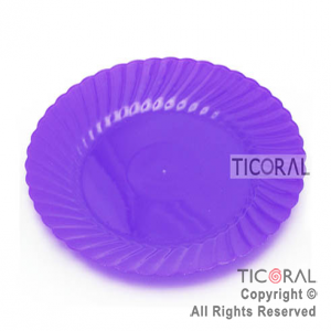 PLATO CLASSIC 19CM PLAST VIOLETA HS4835 x 6